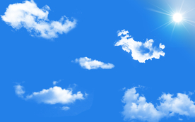 蓝天白云