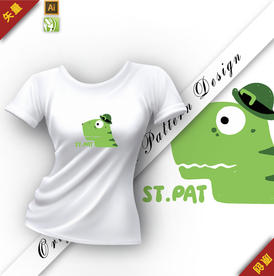 矢量原创可爱青蛙创意插图图案