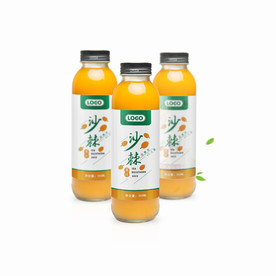 沙棘果汁标签包装