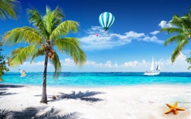 海景3D电视背景墙