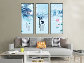 水墨山水装饰画