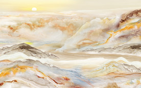 大气高档山水石纹 TIF分层