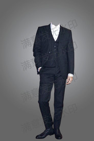男生西装模板全身形象照