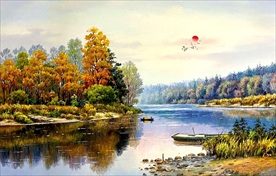 风景油画装饰画