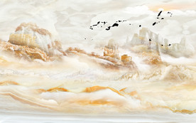 高端山水石纹背景 TIF分层