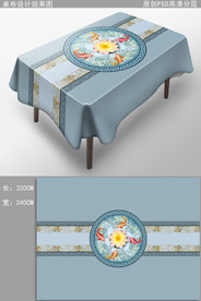 新中式桌布中国风布艺
