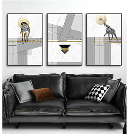 北欧三联装饰画