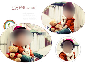 儿童相册模版图片