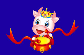 牛年门画牛年门贴牛年大吉卡通牛