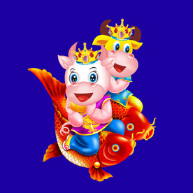 牛年门画牛年门贴牛年大吉卡通牛