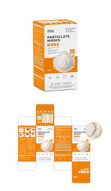 出口口罩 呼吸阀KN95口罩