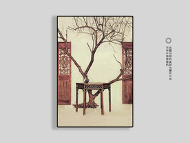 新中式挂画玄关