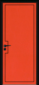 铝木生态门房间门分层模板