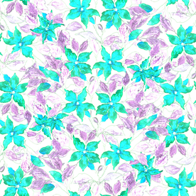 花卉 清新 淡雅 链条