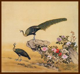 百鸟朝凤 凤凰图 中国风 凤凰