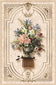 欧式风格玉石浮雕地板吊顶装饰画