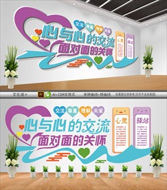 心理咨询文化墙