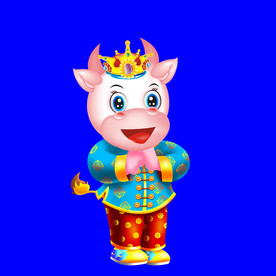 牛年牛年门画牛年门贴卡通牛