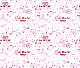 大牌抽象碎花字母