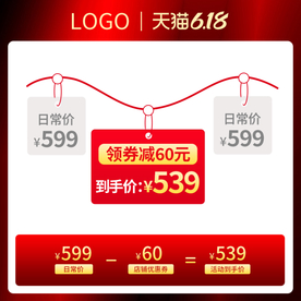天猫618价格曲线图模板