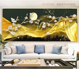 金色花鸟装饰画