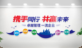 励志标语企业公司文化墙