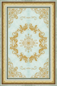 欧式花纹吊装饰画