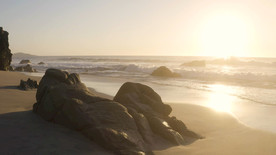 海滩岸边魅力海边