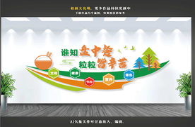 食堂餐厅文化墙