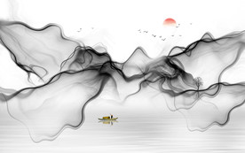 水墨山水画