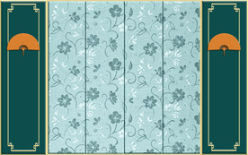 新中式电视背景墙