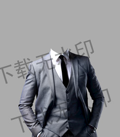男士半身西装
