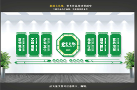 食堂文化墙 餐厅文化