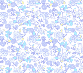 大牌抽象花卉碎花