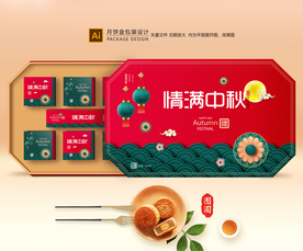 月饼包装 月饼礼盒