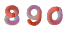 毛茸茸数字