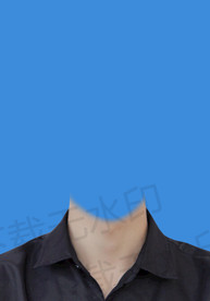 证件照黑色衬衫