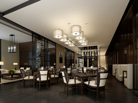 餐厅 酒店 经典 装饰 优雅