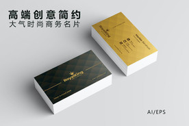 高端创意简约大气时尚商务名片