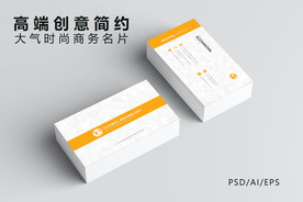 高端创意简约大气时尚商务名片
