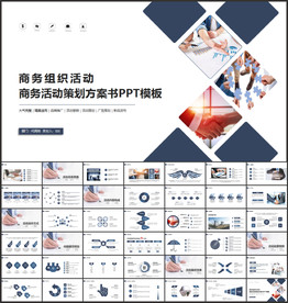 商务组织活动策划书计划书PPT