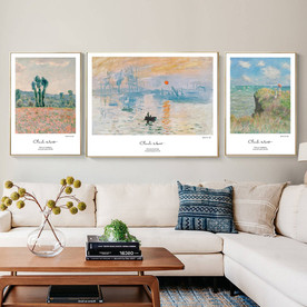 欧式油画风景清新装饰画