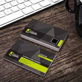 时尚名片模板正反双面PSD模板