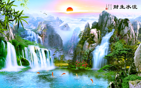 山水画 水墨山水画 意境山水画