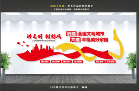 文明城市文化墙