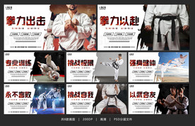 跆拳道海报