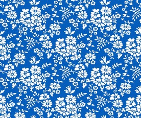 大牌抽象单色花卉碎花