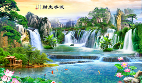 山水画 水墨山水画 意境山水画