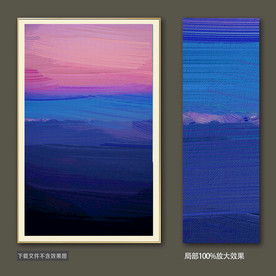 简约抽象装饰画油画