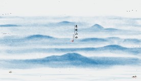 水墨山水画意境山水画禅境山水